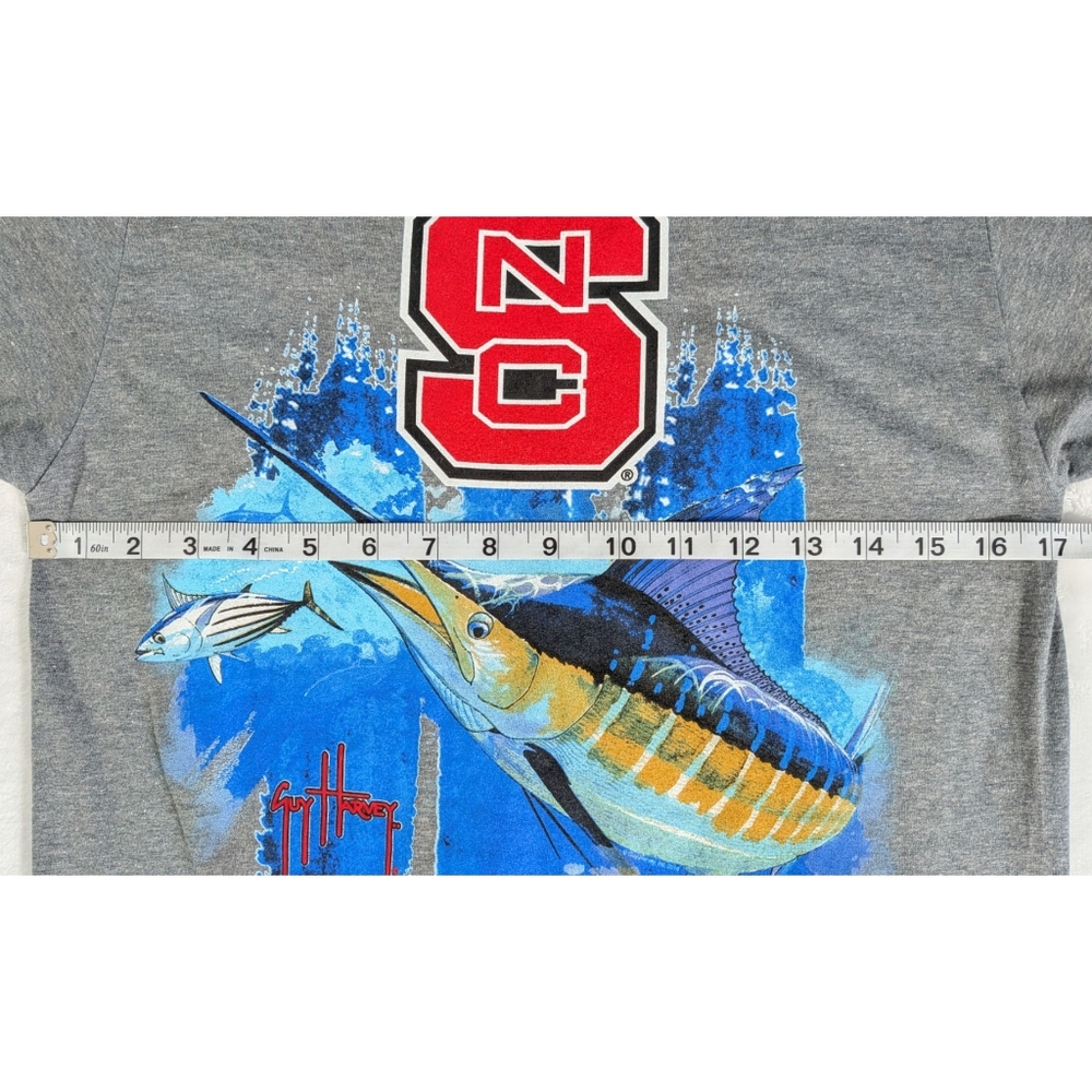 Guy Harvey Pacifica Bluewater NC State T Shirt Size Small - Picture 10 of 10